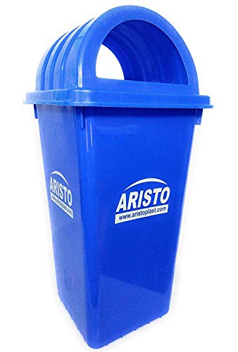 Image of Square Dome Lid Big Garbage Waste Dustbin Trash Bucket 80 Liters Green Color Can Be Used for Garbage Waste Management (Wet & Dry)