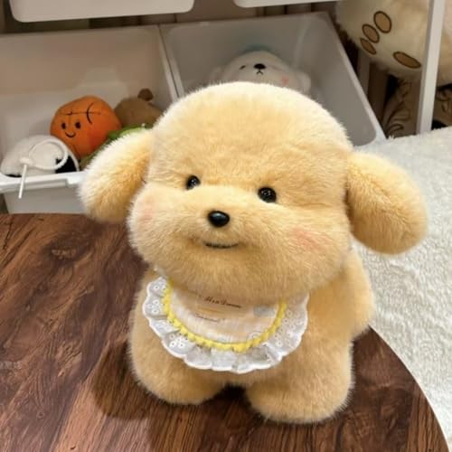 いぬのぬいぐるみ 犬 抱きまくら 動物 アニマルズ ドッグ 柔らかい かわいい 人形 装飾品 子供 ギフト クリスマス 贈り物 癒し系 抱き枕 背当たれ クッション イエロー 横向き寝 30cm 店飾り