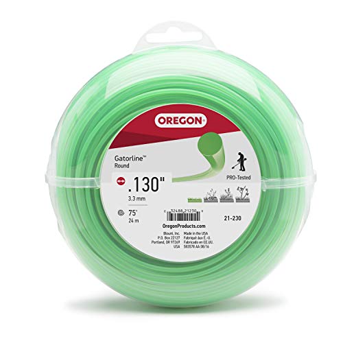 Oregon 21-230 Gatorline 1/2-Pound Coil Of .130-Inch-By-76-Foot Round String Trimmer Line #TOP10