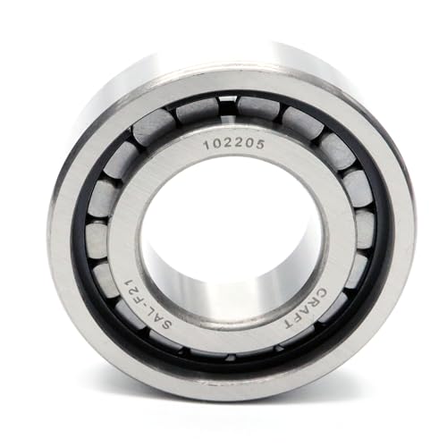 Parts and Parts Cuscinetto a rulli cilindrici 102205 22x52x15, DIN 5412 ISO 616, alta precisione, basso rumore, cuscinetti ad alte prestazioni per applicazioni automobilistiche, ingegneria meccanica e