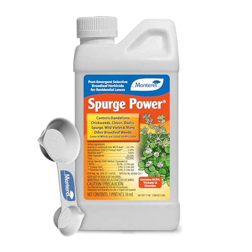 Image of Monterey Spurge Power Bundled with Measuring Spoon - Post Emergent Selective Herbicide Concentrate - 1 Pint