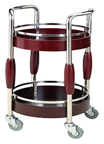 Chariot de service en bois pour événements, restauration pour hôtellerie et restaurant, design polyvalent avec fonctions amovibles pour une utilisation facile