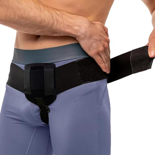 GEDRACKPMYN Inguinal Hernia Support Belt for Men Women for Left or Right Side Hernia Hernia Belt, Hernia Support Brace, Reduces Left/Right Groin Pain
