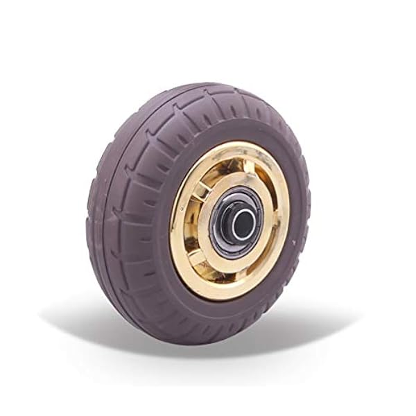 Ruedas Heavy Duty, paquete de 4 ruedas giratorias industriales con freno, 3/4/5\