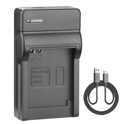 Cargador NB-4L rápido para Canon PowerShot 300 HS con indicador LED inteligente