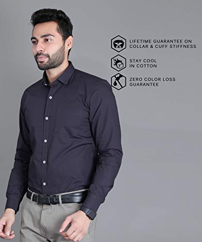 Image of FIFTH ANFOLD Men's Solid Slim Fit Shirt