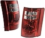 Evan-Fischer Tail Light Assembly Compatible with 2008-2010 Dodge Grand Caravan - CAPA Set of 2 Passenger and Driver Side