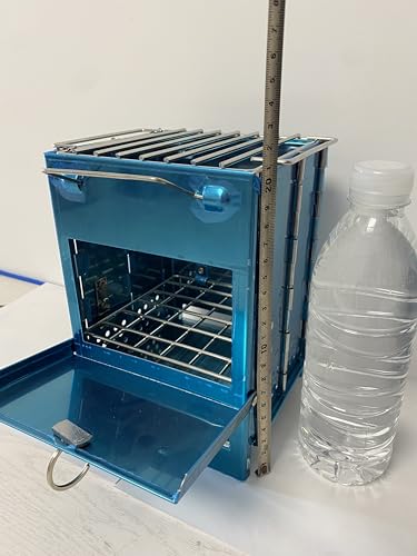 Wood-Burning-Camp-Stove-Camping-Stove-Folding-Camp-Mini-Stove-Rocket-Stove-Folding-Stove-Portable-Backpacking-Stainless-Steel-Light-Folding-Stove-for-Outdoor-Tent-Camping-Picnic-BBQ