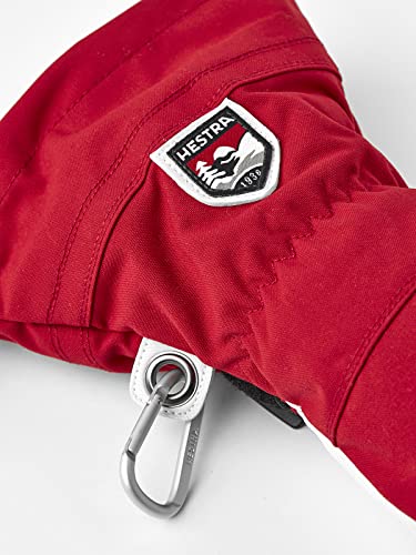 Hestra Skihandschuhe aus Armee-Leder mit Stulpe für Herren und Damen