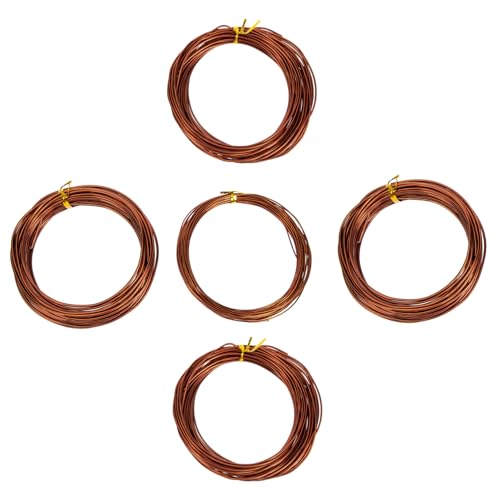 Balacoo 5 Rolls Bonsai Tree Modelling Wire Bonsai Accessory Kit for Beginners Plant Support Rack