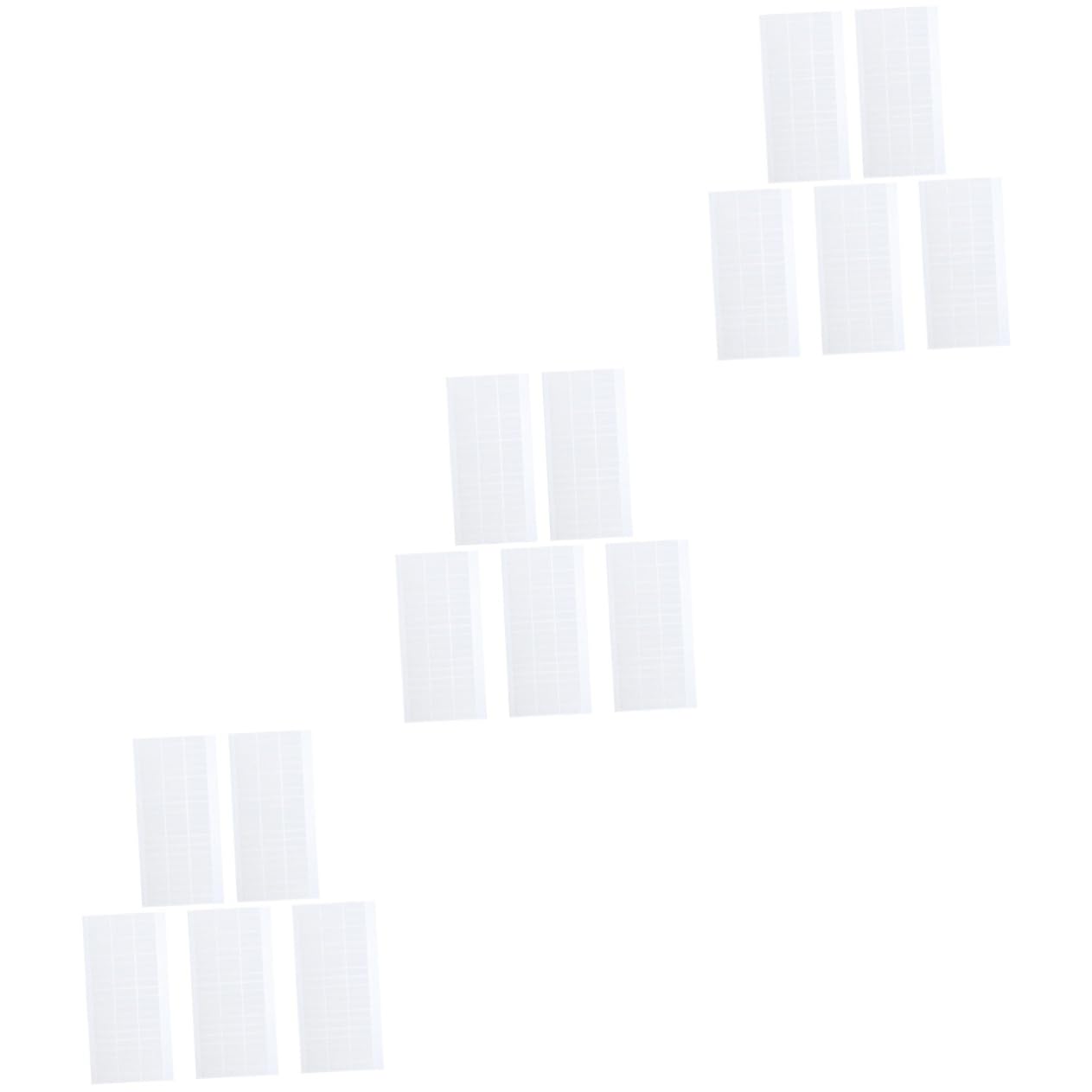 Operitacx 15 Hojas cinta de espuma de doble cara cintas 3d cinta de pared de espuma cinta de doble cara suministros de bricolaje tiras de doble adhesivo esponja cinta de lados Decorar