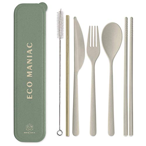 Designworks Ink Reusable Cutlery Set Utensils for Lunch Box