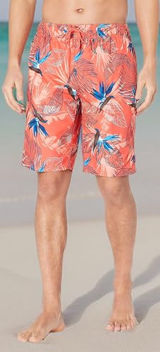 Image of Kanu Surf Men's Big Viper Extended Size Stripe Swim Trunk