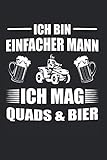  Ich Mag Quads & Bier: Quad & ATV Notizbuch 6\'x9\' Motocross Geschenk für Bike & Vierrad