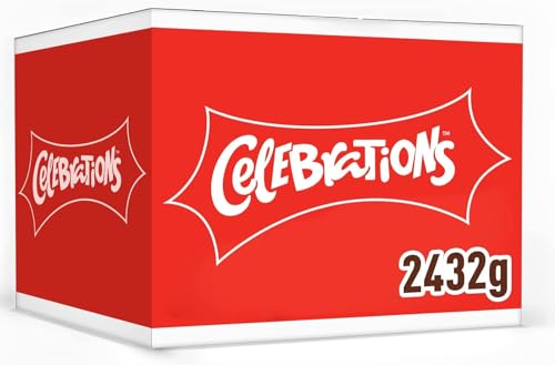 Celebrations Milk Chocolates Gift Bulk Box (Maltesers, Galaxy, Snickers & More), 2.4kg | Ideal For Birthday Parties, Christmas, Easter, Offices Supply & Get Together | Sold by Essential Products