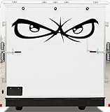 Evil Eyes Toy Hauler Racing Enclosed Trailer Window Vinyl Decal Graphic Sticker