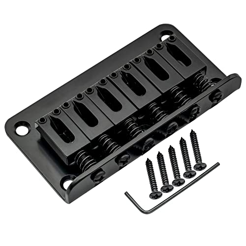Musiclily 52,5mm Hardtail Chevalet Bridge Pontets Modernes pour Guitare électrique Fender Stratocaster et Telecaster… - Les Beatles, Paul McCartney, John Lennon, RIngo Starr, George Harrison Musiclily 52,5mm Hardtail Chevalet Bridge Pontets Modernes pour Guitare électrique Fender Stratocaster et Telecaster… – Image 5
