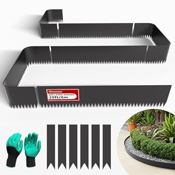 black metal edging for landscaping