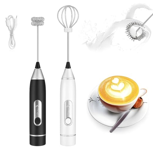 Mini Mixer Portátil USB Recarregável – Espumador de Leite, Café, ...