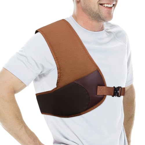 Shoulder Pad for Shooting, Shooting Recoil Field Shields, Shotgun Recoil Pad, Shotgun Shoulder Pad with Durable Construction Adjustable Strap Shoulder Pad for Shooting