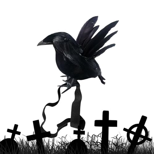 Uso pratico: arrotondare il display di Halloween con questa figura di corvo come un punto forte spaventoso per il giro o il riferimento. Combina perfettamente con oggetti decorativi classici in un'esperienza di spettacolo parziale e impressiona i visitatori con una semplice integrazione.