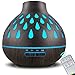 500ml Aroma Diffuser,Ultraschall Aromatherapie Diffuser für Ätherische Öle,Humidifier für ätherische öle Raumbefeuchter für Schlafzimmer Raum Büro,Aromatherapie-Diffusor mit 7 farbwechselnden LED