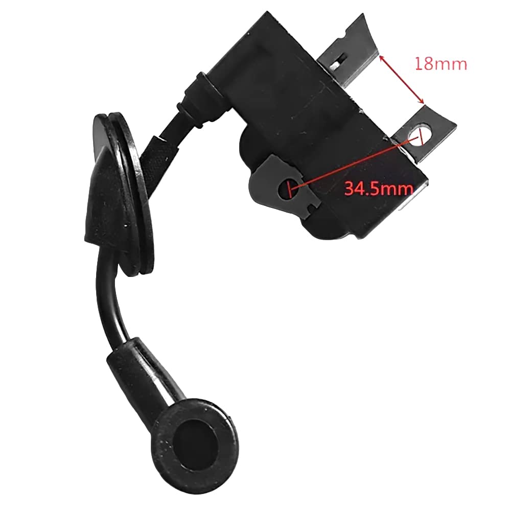 Latuwa - Módulo de bobina de encendido Magneto Armadura 211712241 para Kawasaki Ha023F Ha026F TH23 TH26 TH023V KHT750S Cortasetos de hierba desbrozadora de 2 tiempos motores comerciales