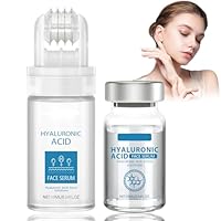 Micro Infusionssystem, 2 PCS Microneedling und Micro Infusions System für Skin Tightener, Feuchtigkeits, Anti Falten, Micro Needling Set mit 1 Microneedling-Kopf und 2 Anti Aging Serum