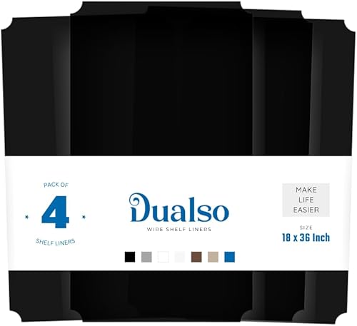 Miniatura 2 de DUALSO Revestimiento de Estante de Alambre Alfombrilla de Estante de Alambre - Cubierta Gruesa de Estante de Alambre - Revestimientos de Estante