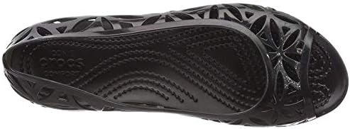 Crocs Women's Isabella Jelly II Flat W Ballet, Black/Black, 4 M US | Image 6