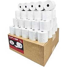 BuyRegisterRolls 2 1/4 x 200 Thermal Paper Rolls [Pack of 50 Rolls - 48 GSM] Citizen POS register printer : CBM 262, CBM 291 - POS/Cash Register Thermal Paper Rolls 2 1/4 x 200'