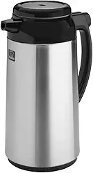 Zojirushi Garrafa térmica premium, 1 litro, aço inoxidável escovado