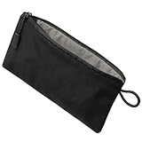 [TAVARAT] ちょうどいいポーチ メンズ 小物入れ ガジェット ケーブル 収納 仕分け ナイロン （フラット ブラック）