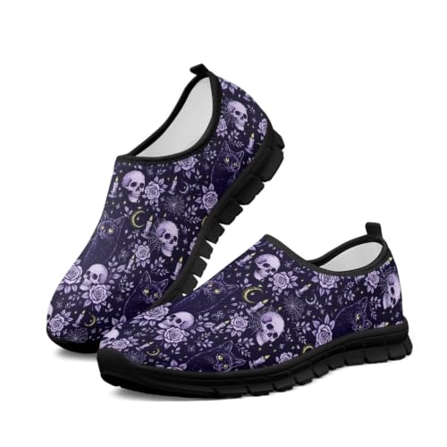 Image of Women's Loafers Slip On Slip Shoe Casual Walking Shoes Non Slip Work Shoes Mesh Athletic Sneakers