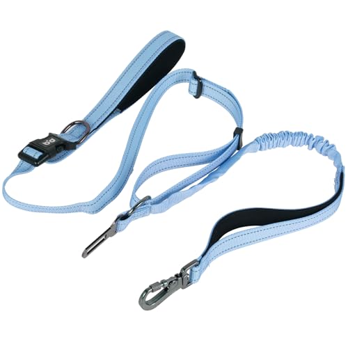 HSHGZSR Dog Leash, Adjustable Dog Leash, Comfortable Waist Dog Leash Belt, Dog Leash Dog Running Waist Leash, Versatile Crossbody Rope for Walking Safe Waist Dog Leash Belt (Light Blue)