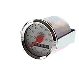 Marke: SIMSON Tachometer - Ø48mm - weißes Ziffernblatt - Schwalbe KR51, SR4-2, SR4-3, SR4-4 (100km/h-Ausführung)