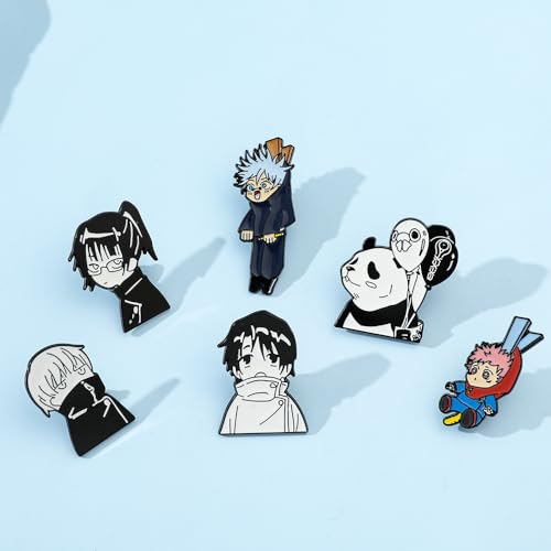 Image of Enamel Pin Set Creative Lovely Brooch Pins Enamel Lapel Pin Lettering Pins Lapel Badge
