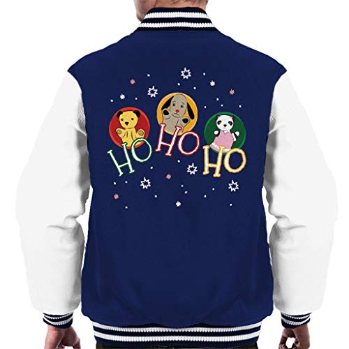 Veste Varsity Sooty Christmas Ho Ho Ho pour homme au style décontracté