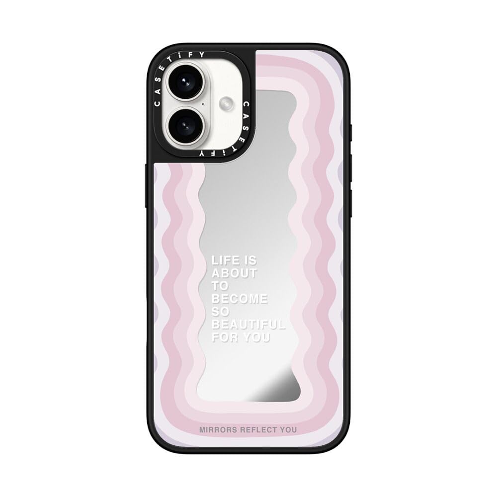 Coque miroir iPhone 16 Plus antichoc argent MagSafe - 7