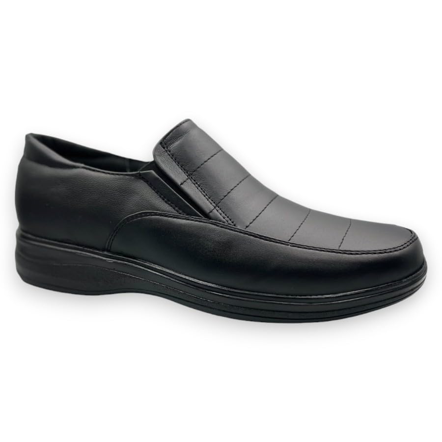 Lista de Zapatos Caballero al mejor precio. 47 R-COMODOS Zapato de Piel de Borrego para Caballero | Calzado Cómodo para Pie Diabético | Mocasín con Plantilla y Forro de Piel, Suela Antiderrapante | Estilo Elegante y Clásico...