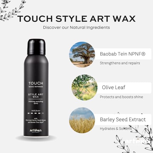 Artègo TOUCH Style Art Wax Spray (5.1 oz) – Spray Cera Moldeadora miniatura 5