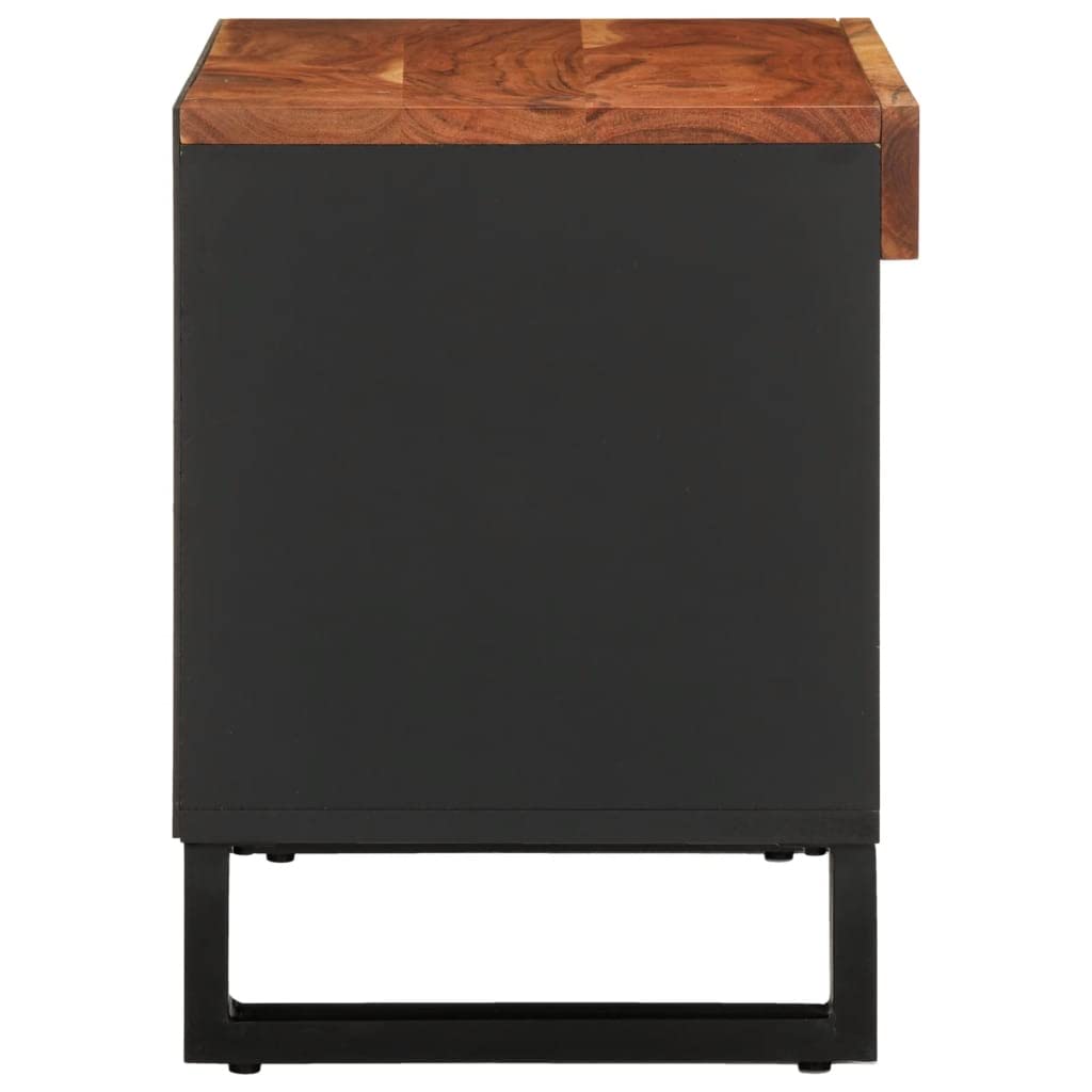 Stolik pod telewizor z litego drewna akacjowego 85 x 33 x 43,5 cm