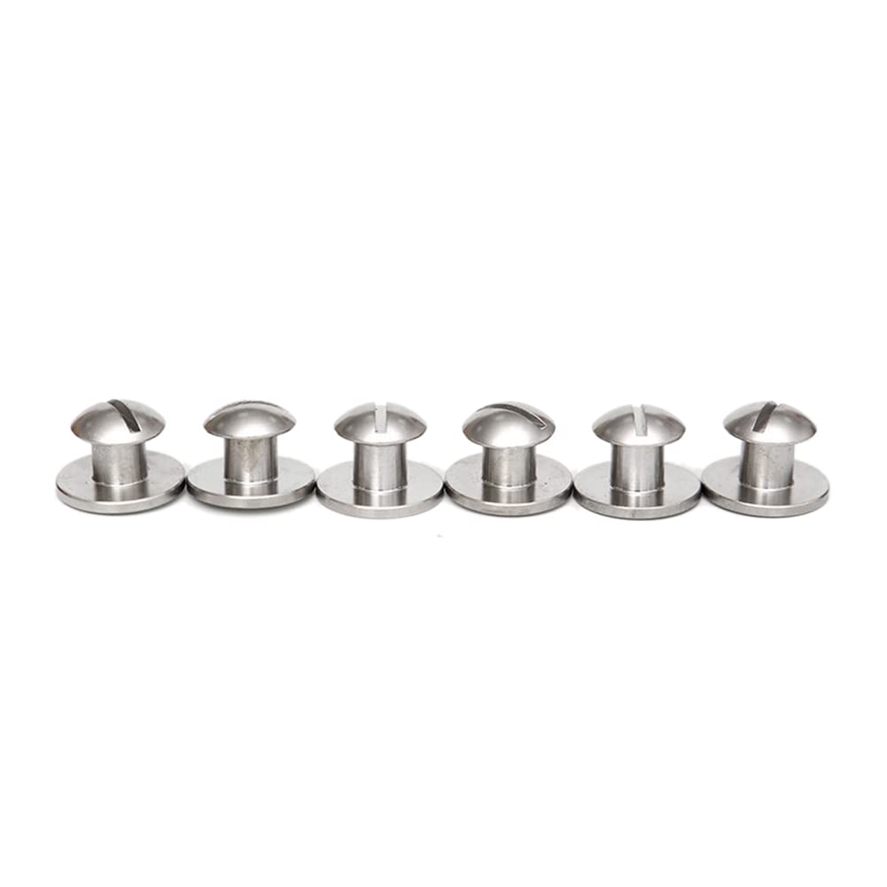 Paquete de 8 tornillos de libro de buceo para placa de RüCken, material de fijación para accesorios subacuáticos