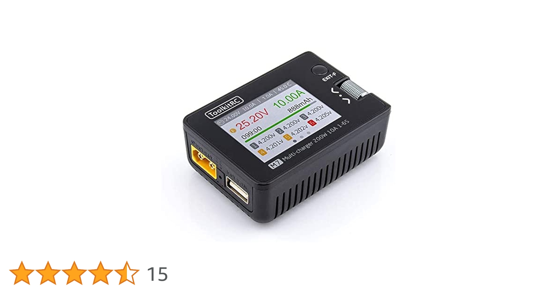 【新品】ToolkitRC M7 200Wコンパクトマルチ充電器 レビュー：ToolkitRC M7 超小型 バッテリー充電器
