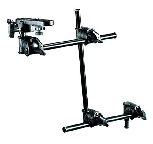 Manfrotto 196B-3 143BKT 3-Section Single Articulated Arm with Camera Bracket (Black)