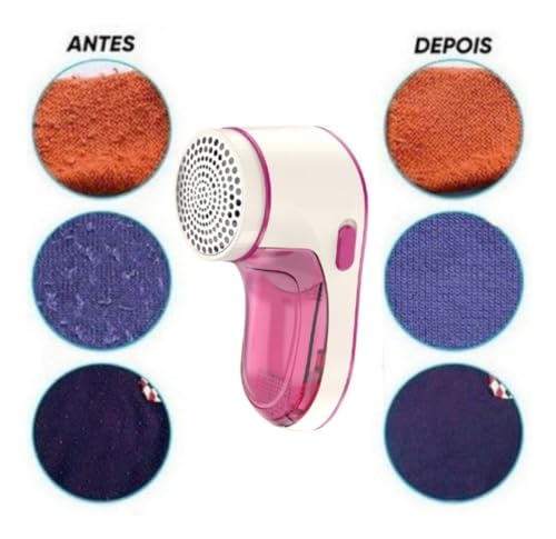 Papa Bolinha Elétrico Recarregável 110/220 Com Lâmina Extra Tira Pêlos Fiapos de Roupas 3 Níveis de