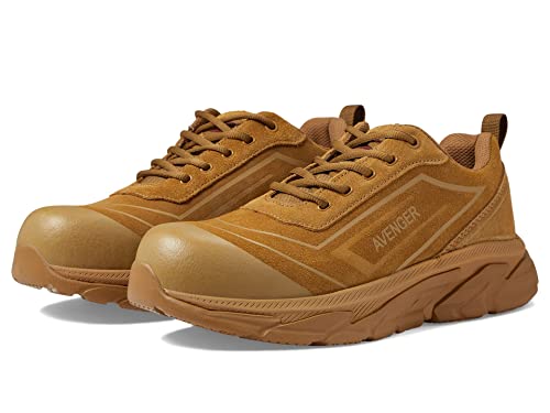 Avenger Work Boots K4 Oxford - Sneakers for Men - Leather Upper - Mesh Lining - Removable Foam Footbed