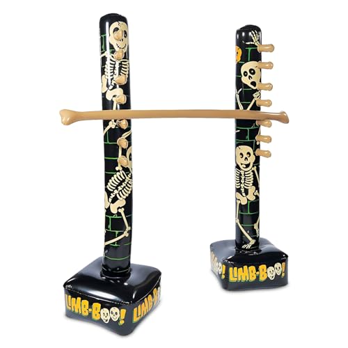 Fun Express Inflatable Limbo Game for Kids and Adults - Spooky Halloween Fun, Engage Your Guests with Limbo Carnival Game Set - Fun for All Ages, Easy Setup and Enhance Family Bonding with Limbo Set