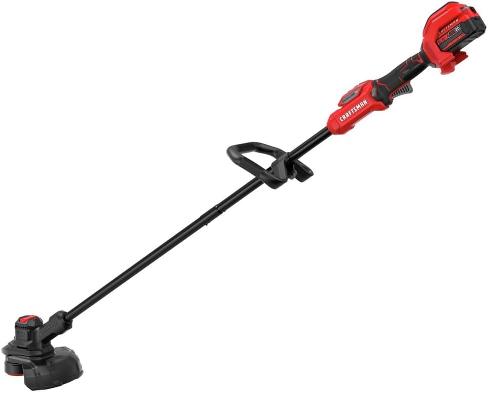CRAFTSMAN CMCST930P1R V20 Brushless RP Lithium-Ion String Trimmer Kit (5 Ah) (Renewed)