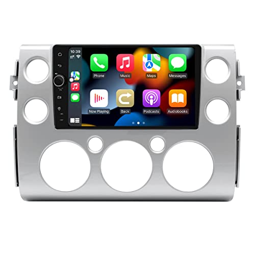 Joying 9 Inch Car Multimedia Android 10 Autoradio Navigation System for 2007-2014 Toyota Fj Cruiser Radio Carplay Screen Touch Screen Head Unit Support DSP/5G WiFi/AM/FM